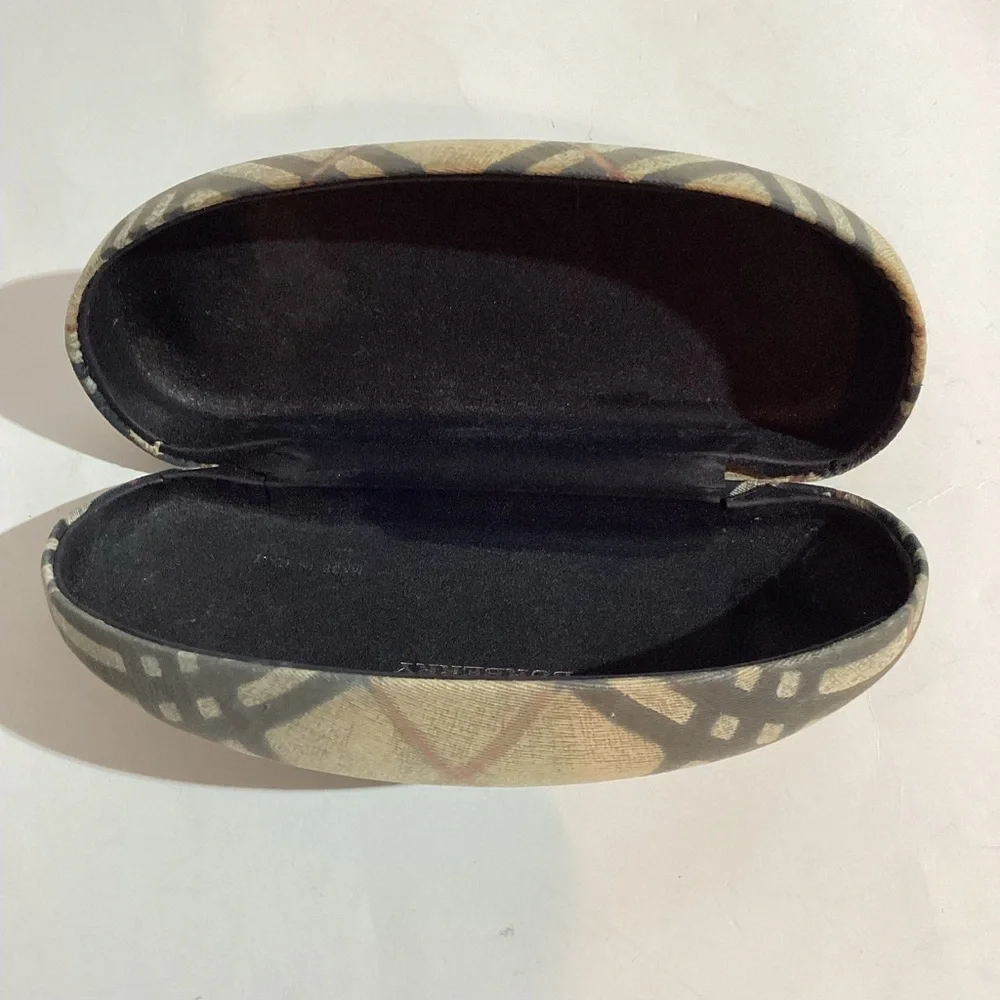 Burberry Original Clamshell Sunglass Case,iconic signature plaid, made in Italy - Picture 8 of 12